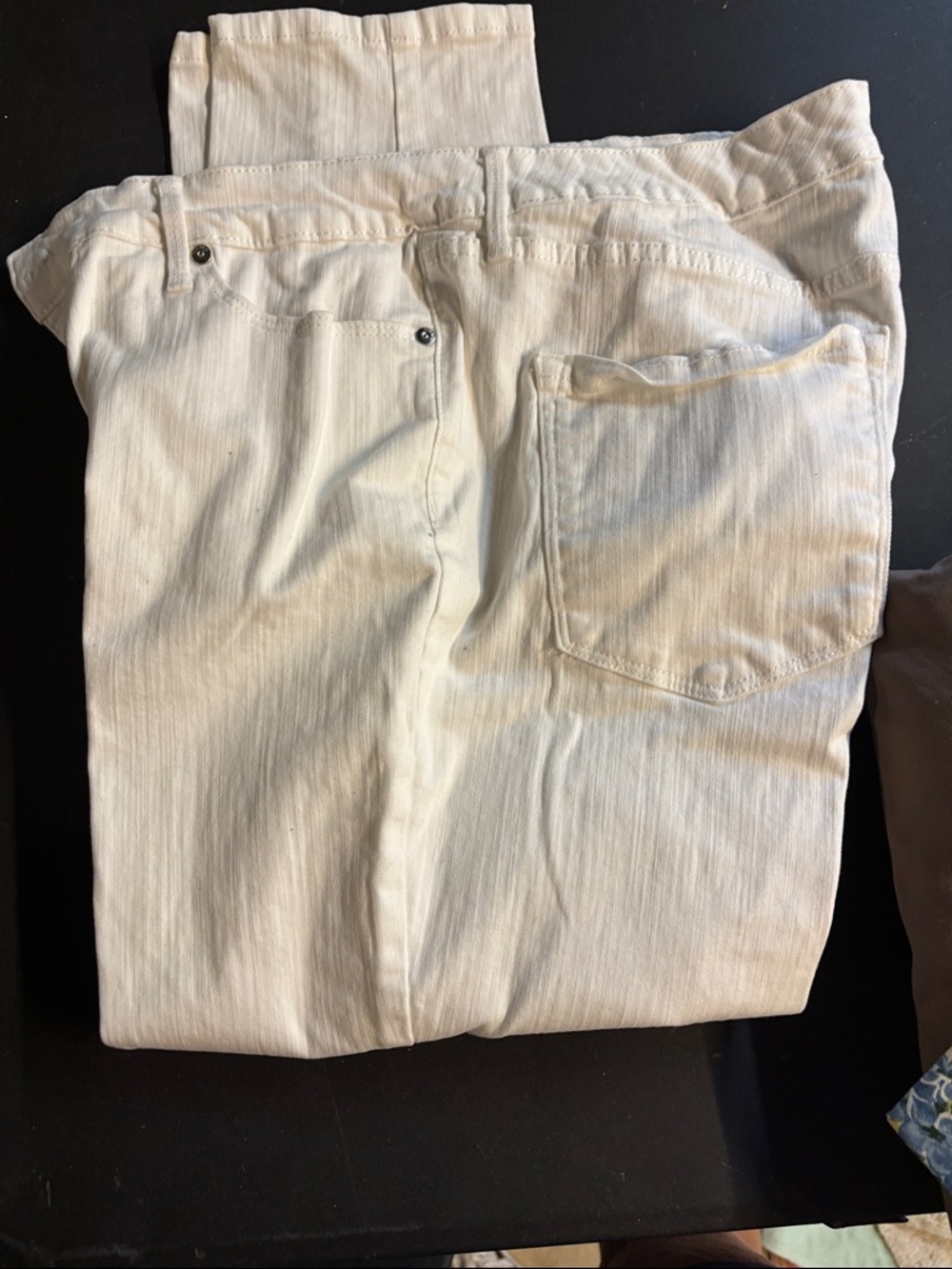Nine West High Rise Women's Jeans in Off-White/Cream